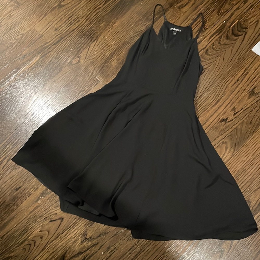 Black skater dress worn once